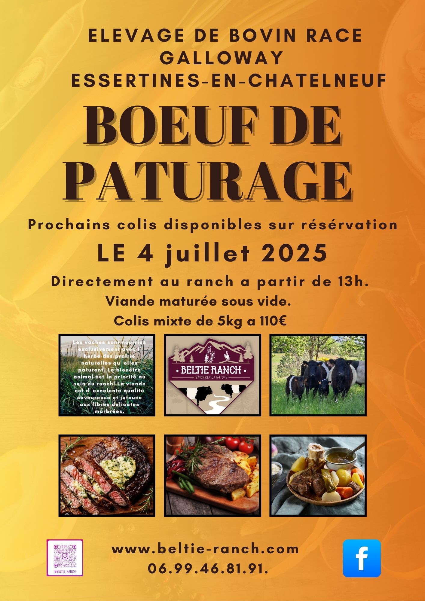 De la viande de qualité en colis sur réservation